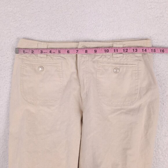 No Boundaries vintage 90s khaki pants straight leg utility pockets mid rise - Picture 3 of 14